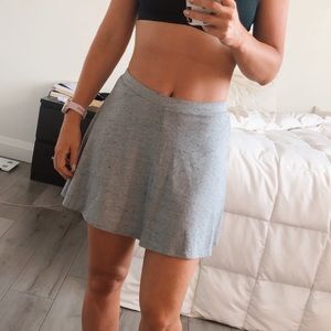 Gray salt + pepper Ginger G Skater Skirt